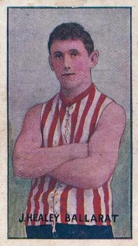 1906-07 Sniders and Abrahams Australian Footballers - Victorian Country Players Series C #NNO J. Healey Front